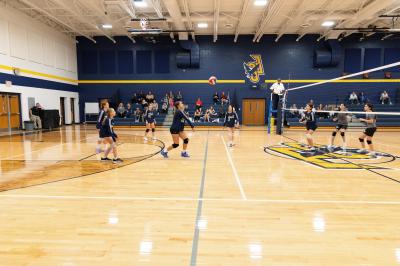 Eagles MS volleyball game